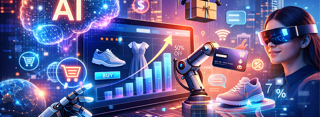 Banner de artículos y análisis sobre tendencias de e-commerce en Guatemala